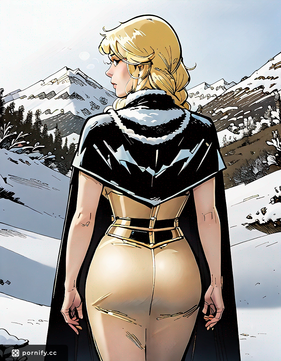 Viking Blonde Anime Babe - Sexy Back View ⚔️👱‍♀️🔥