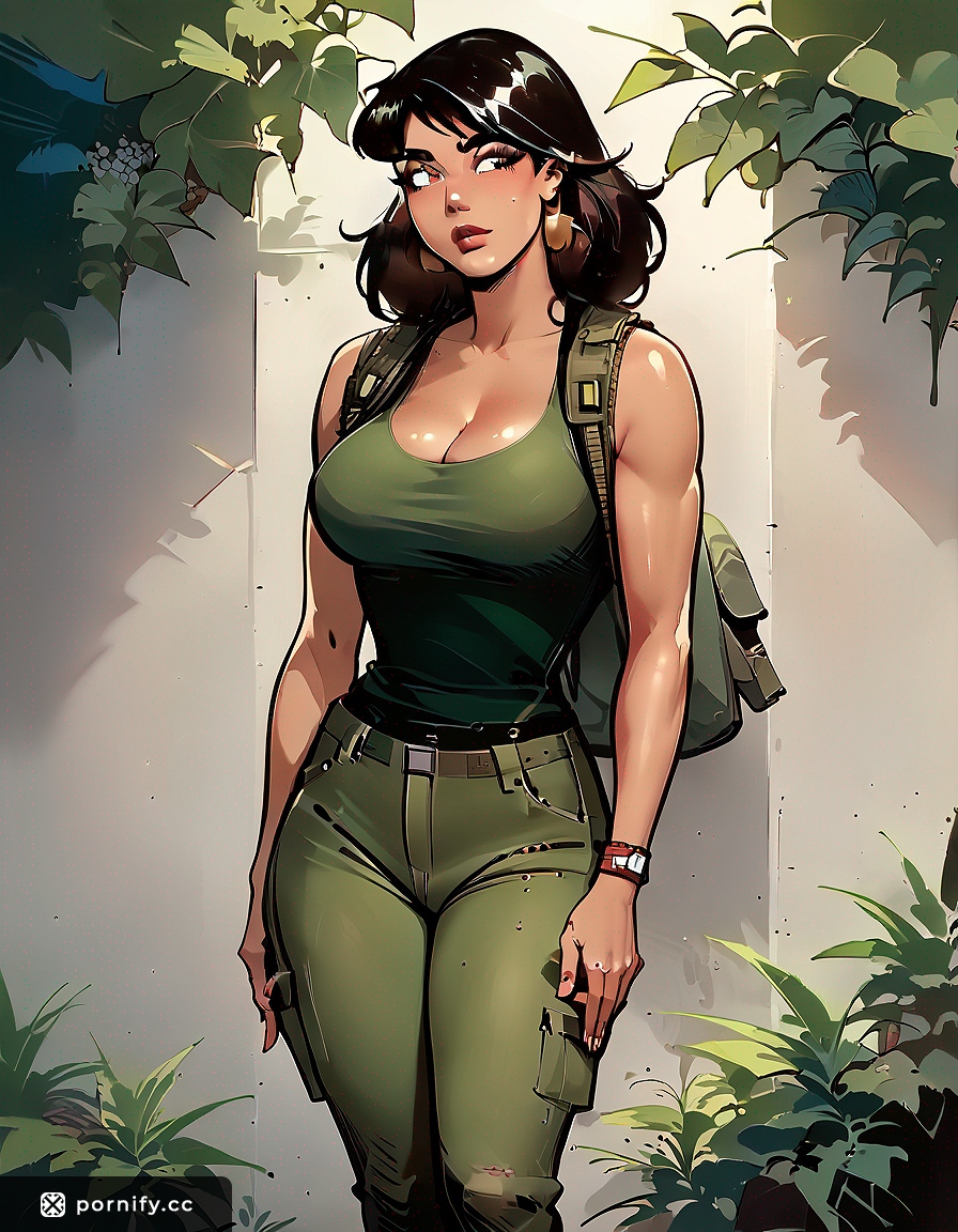Hispanic Adventurer Babe Back View 💪🔥