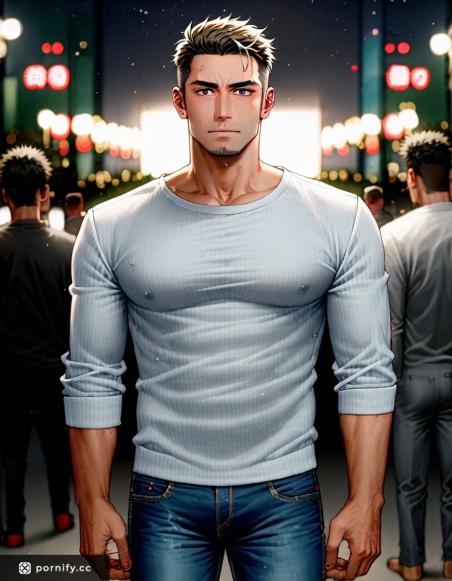 Anime Guy in Sweater & Jeans - Fit Teen