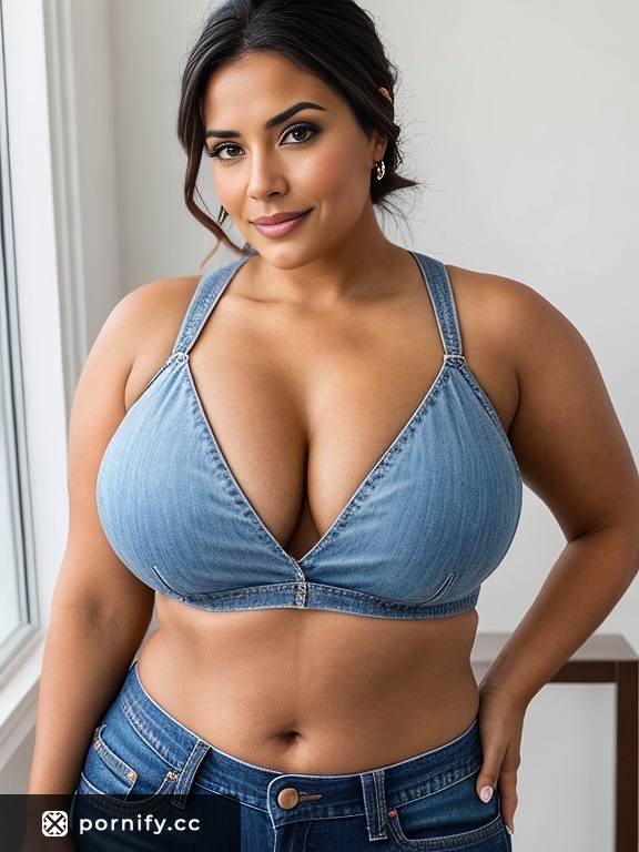 Hispanic MILF in Jeans - Stocky Tanned Body 🌶️👖