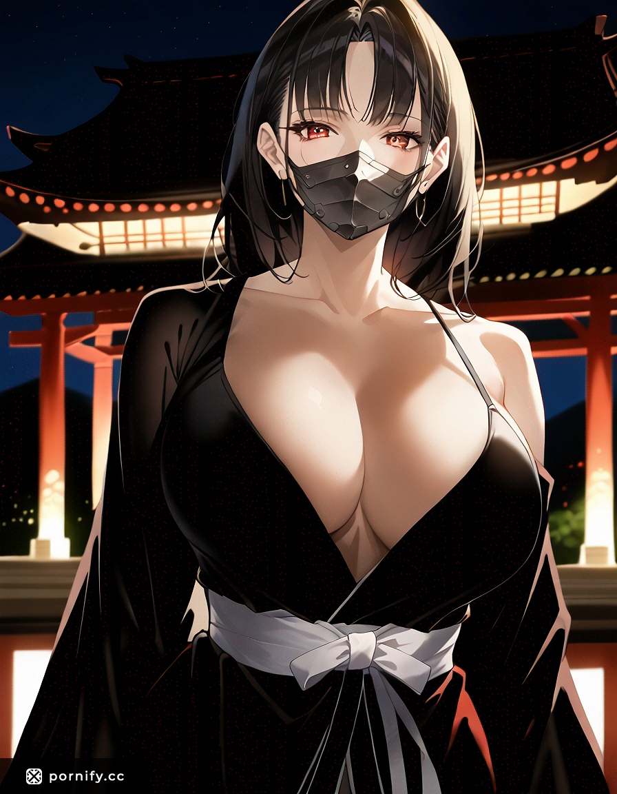 Anime Ninja Back View with Big Breasts ⚔️🍑
