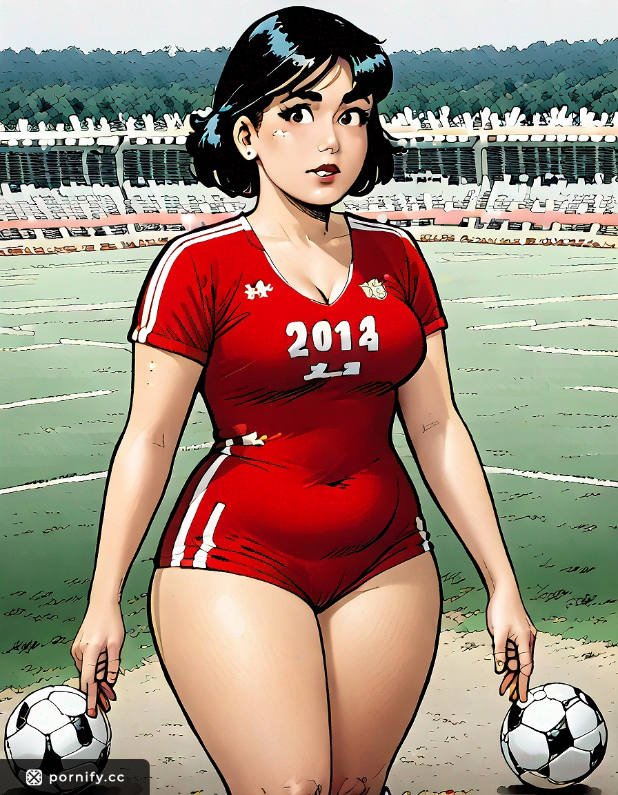 🏐 Petite Soccer Girl - Sexy Smiling Squat