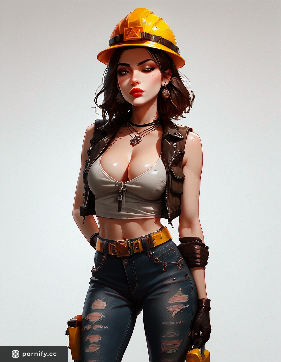 Hentai Construction Worker Back View 🔥👷‍♀️