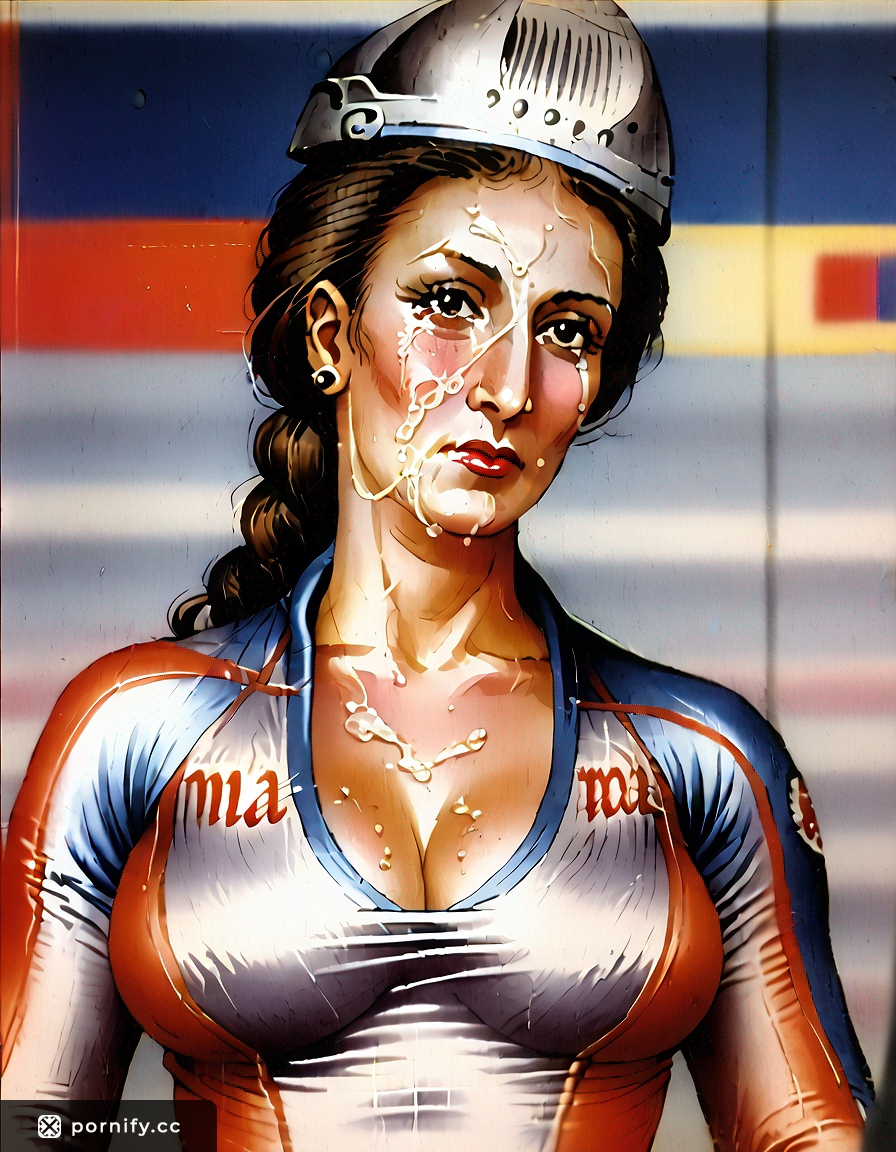 Hispanic MILF Race Driver Cumshot - Medieval Anime Art