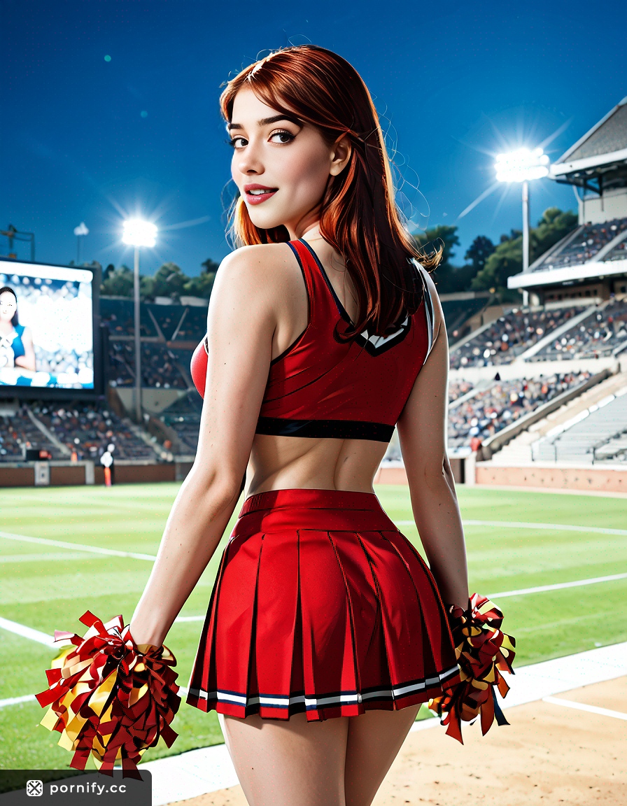 Cheerleader Back View 🌆👯‍♀️