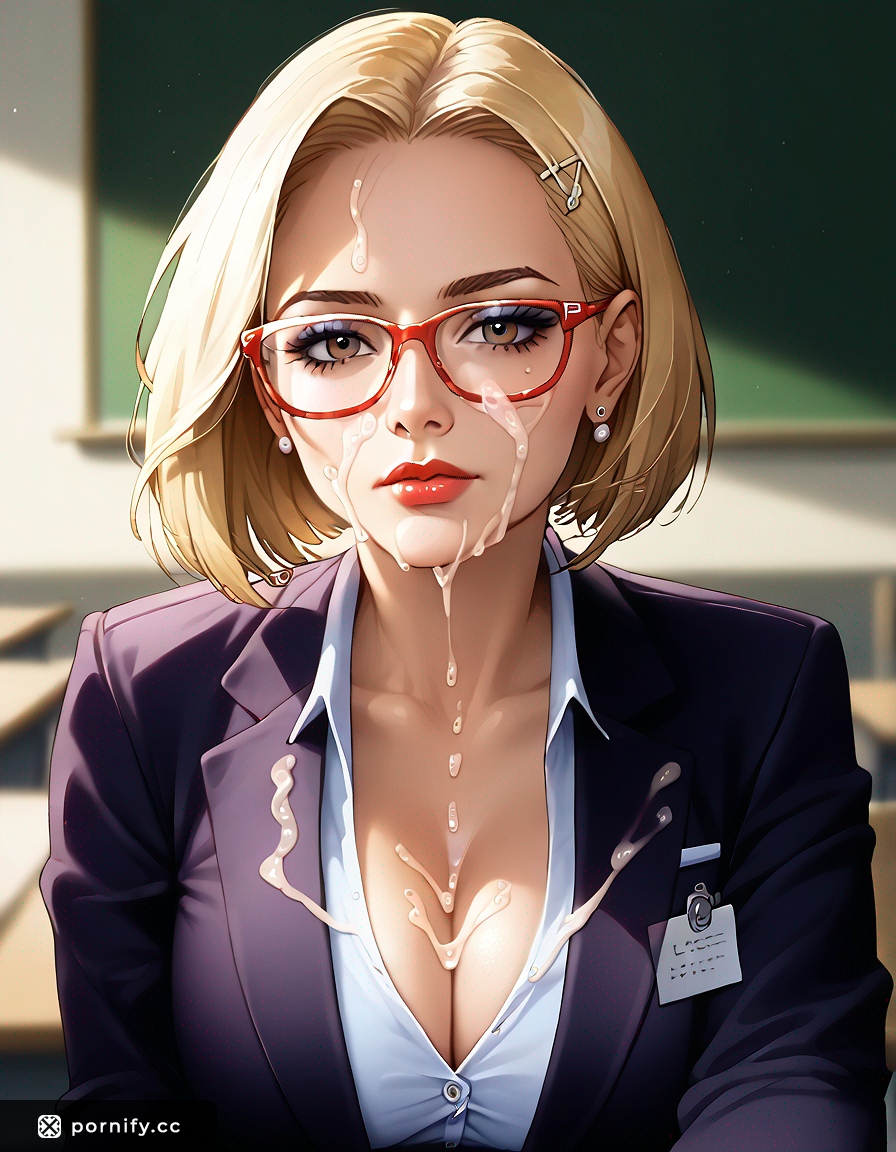 Blonde Bob Teacher Cumshot RPG AI Anime 🌟💦