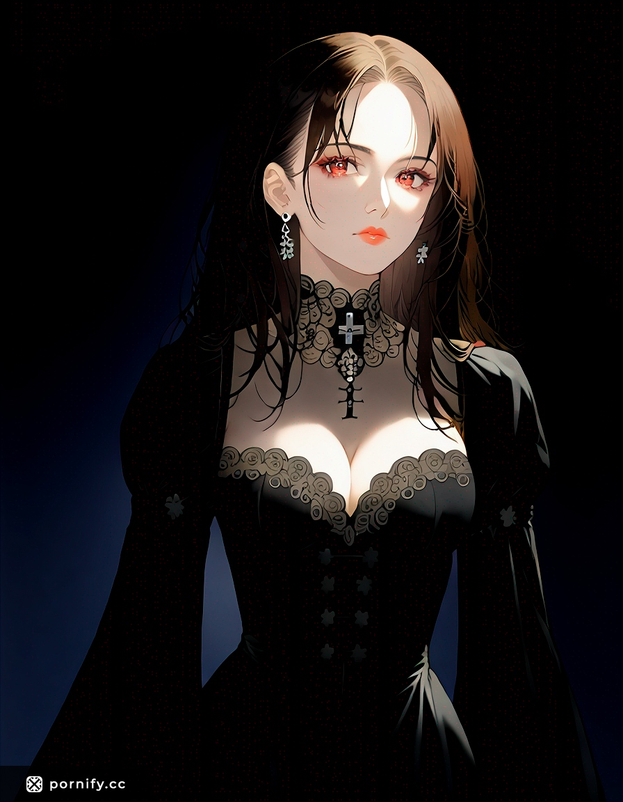Goth Brunette Food Tease RPG - Anime Babe 🍒🎮