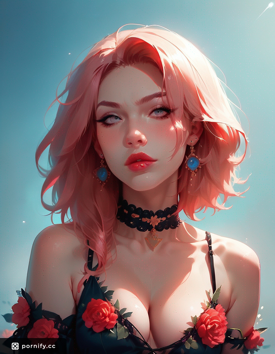 🌸 Anime Girl Summer Dress - Front View 🌊