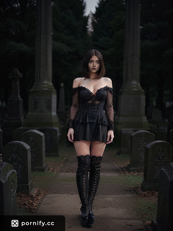 Goth Fit Teen in Bedroom 👻🖤