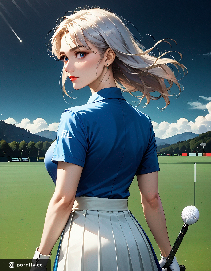 Anime Golf Tease - Sexy Back View 🏌️‍♀️🔥