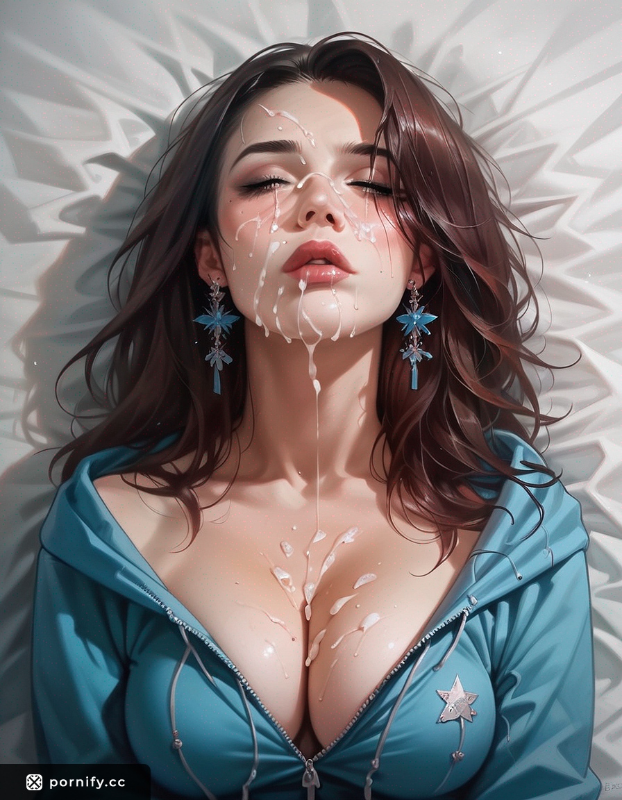 Hentai Brunette Cumshot Onesie Bedroom 💦🛏️