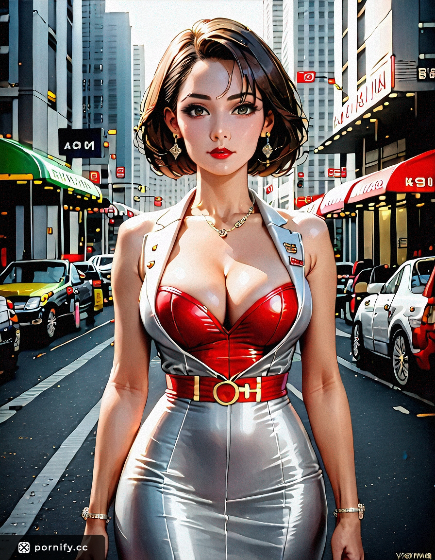 Angry Asian Carnival Beauty - Spreading Legs Pose 🔥😈