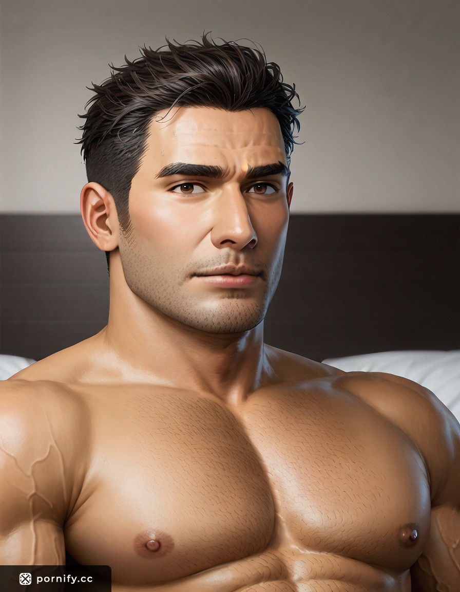 Hispanic DILF Cumming Playfully 🛏️💦