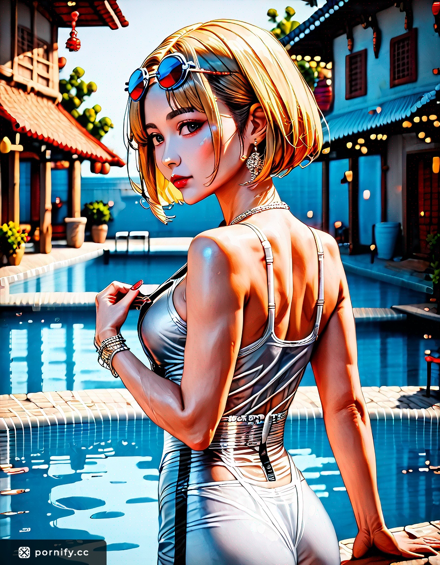 Exotic Blonde Belly Dancer on Beach 🏖️🔥