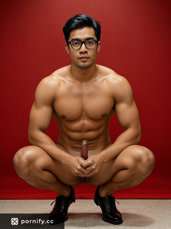 Big Filipino Fit Fuck with Glasses and Shaved Pussy