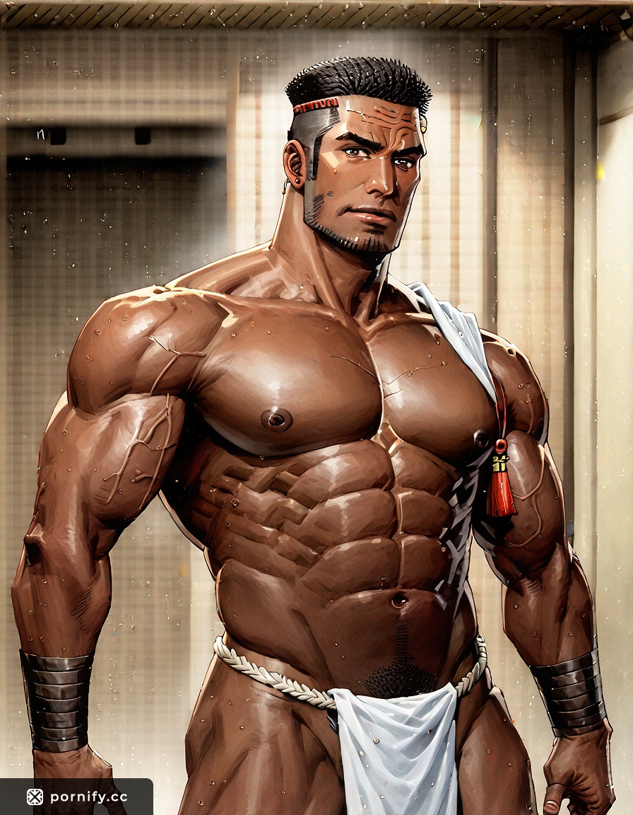 Ebony F1 Driver BJ - Muscular Tanned Stud 🏎️🔥