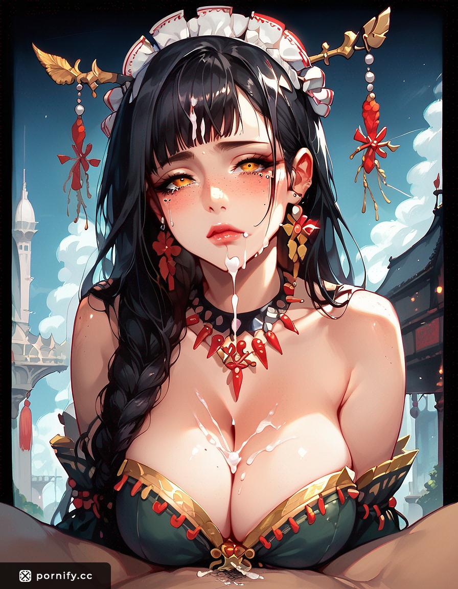 Asian Hentai Babe - Curvy Tribal Cumshot RPG 🌆🎮💦