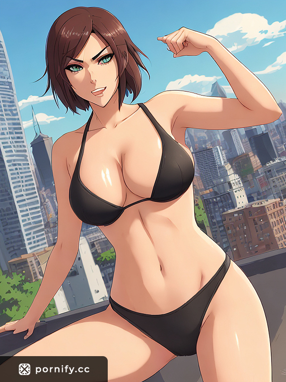 Indoor Yoga Playful Brunette 20s Medium Round Tanned Skin Hazel Eyes Landing Strip Pose 85mm Octagonal Straight Thick Tags