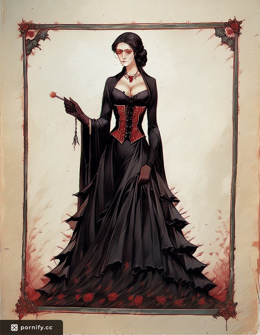 Steampunk MILF Food Tease - Medieval Art Back View 🔥🍑⚙️
