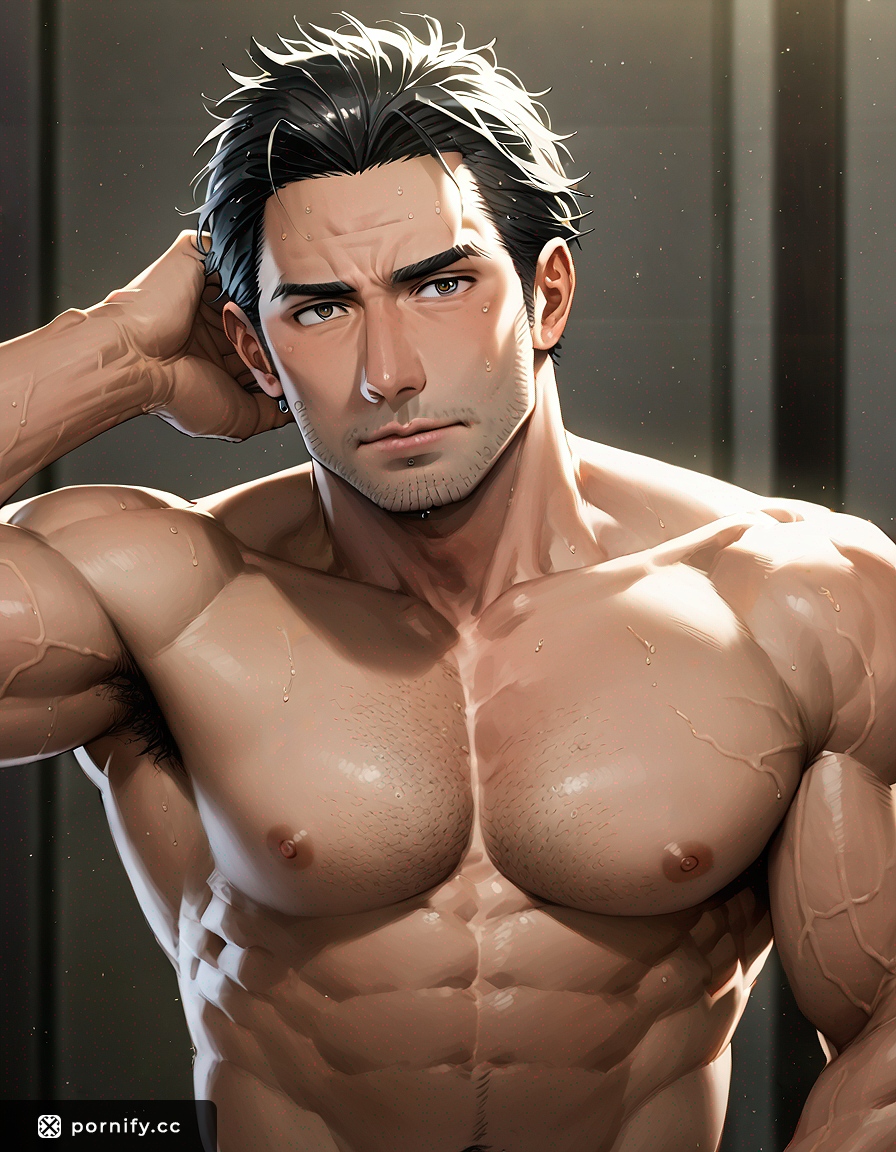 Huge Anime Cock - Slim Black Haired Male 🍆⚡