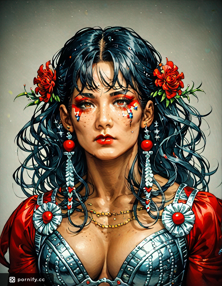 Anime Cowgirl BJ - Medieval Cityscape Art 🌆🤠💦
