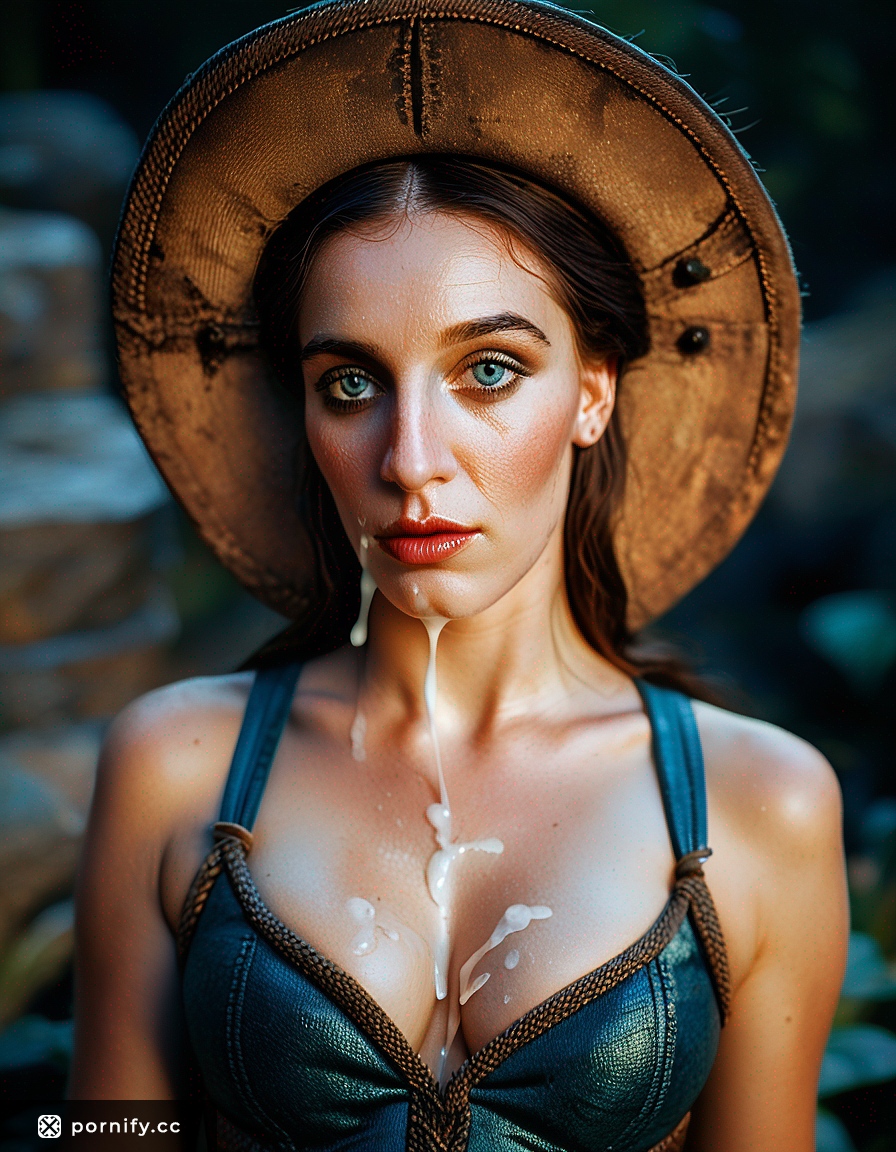 Cowgirl Cumshot - Medieval Art Style 🌵🎨