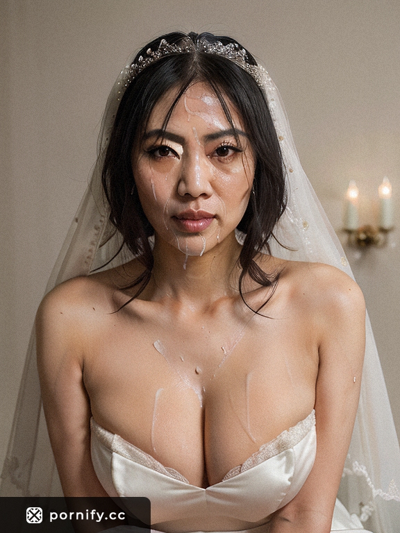 Bridal Cumshot Fantasy - Asian Bride in Wedding Dress 💦👰‍♀️