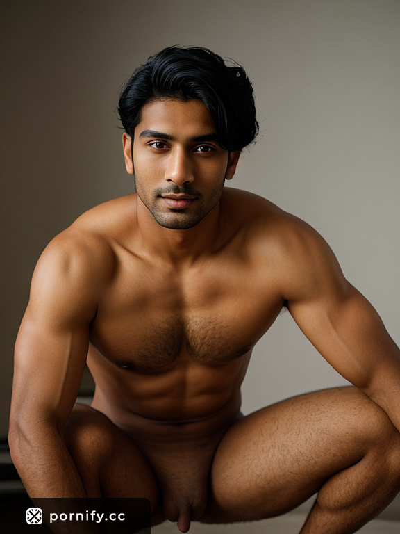 Sultry Indian Muscle Guy in Tight Panties Gets Horny and Shows Off His Small Cock