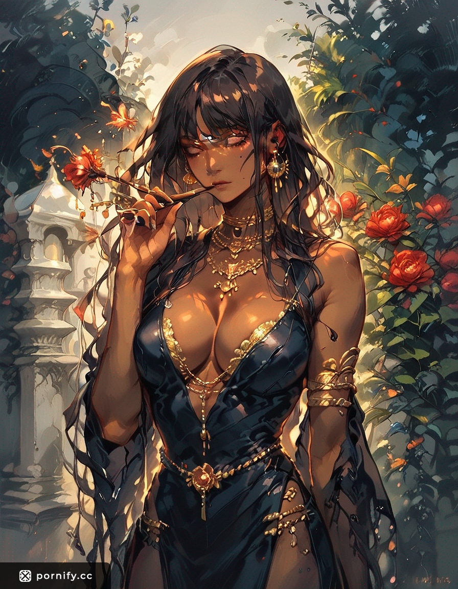 Angry Anime Angel MILF - Big Breasts Front View 😈🔥