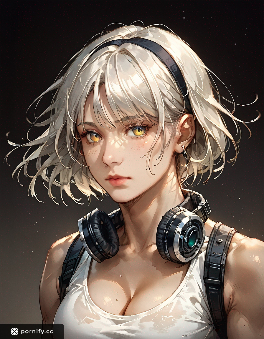 Anime Cowgirl Food Tease - Muscular Short Hair 💪🤠🍎