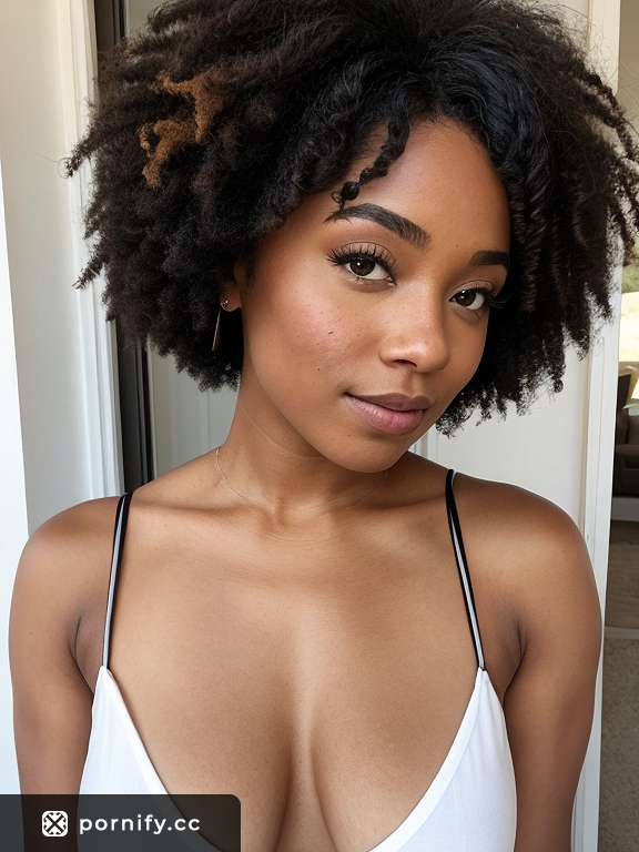 Ebony Petite with Freckles & Short Hair 🌶️🔥