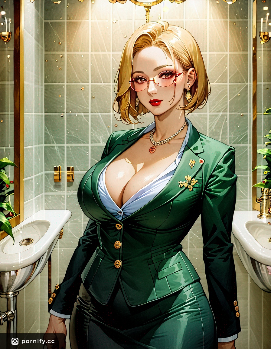 Jumping Blonde Teacher 😈 Heart Pussy