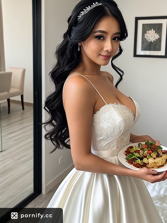 Wedding Dress Food Tease - Slim Bride 🍒👰