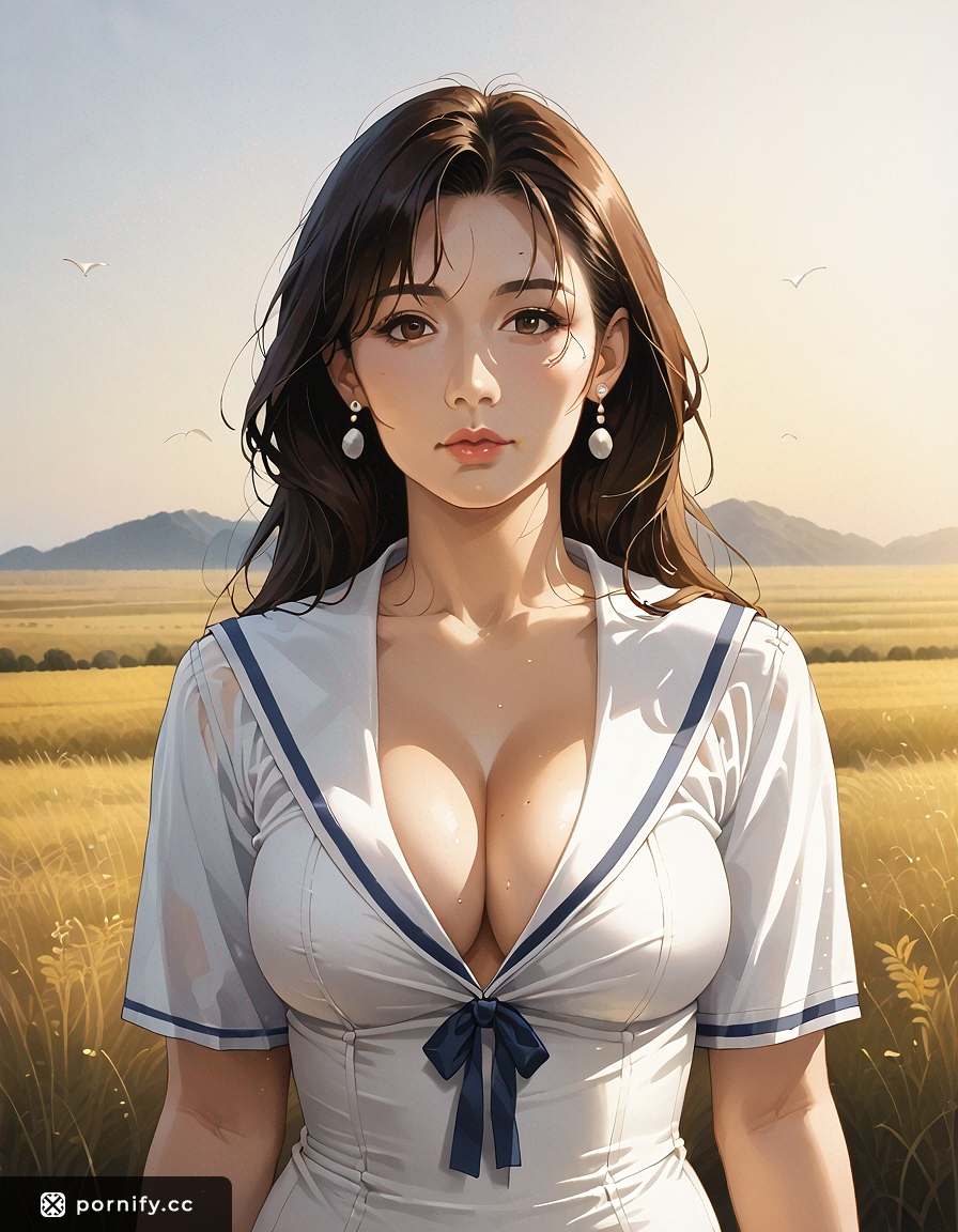 Asian MILF Sailor Brunette Curvy Anime 🌊🔥