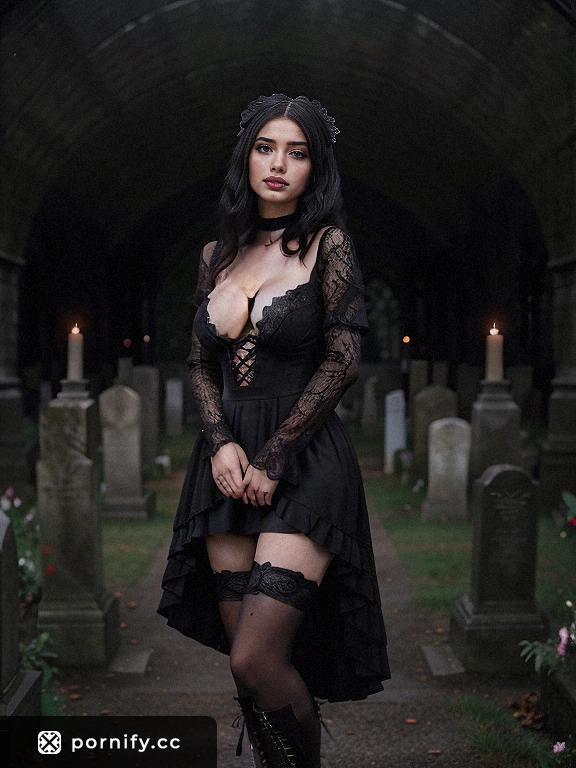 Goth Girl in Black - Sexy Makeup Look 🖤🔥