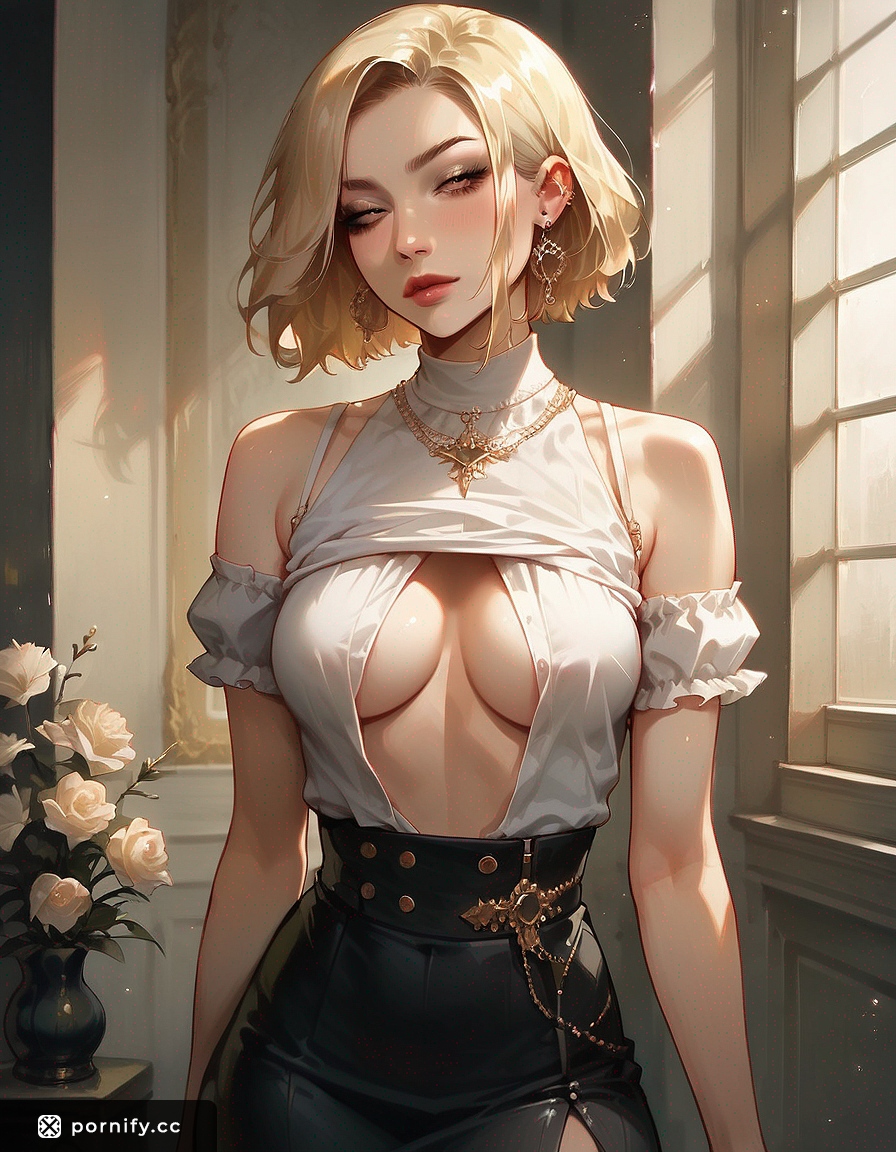 Blonde Foot Fetish Shirt Lift 😠🔥