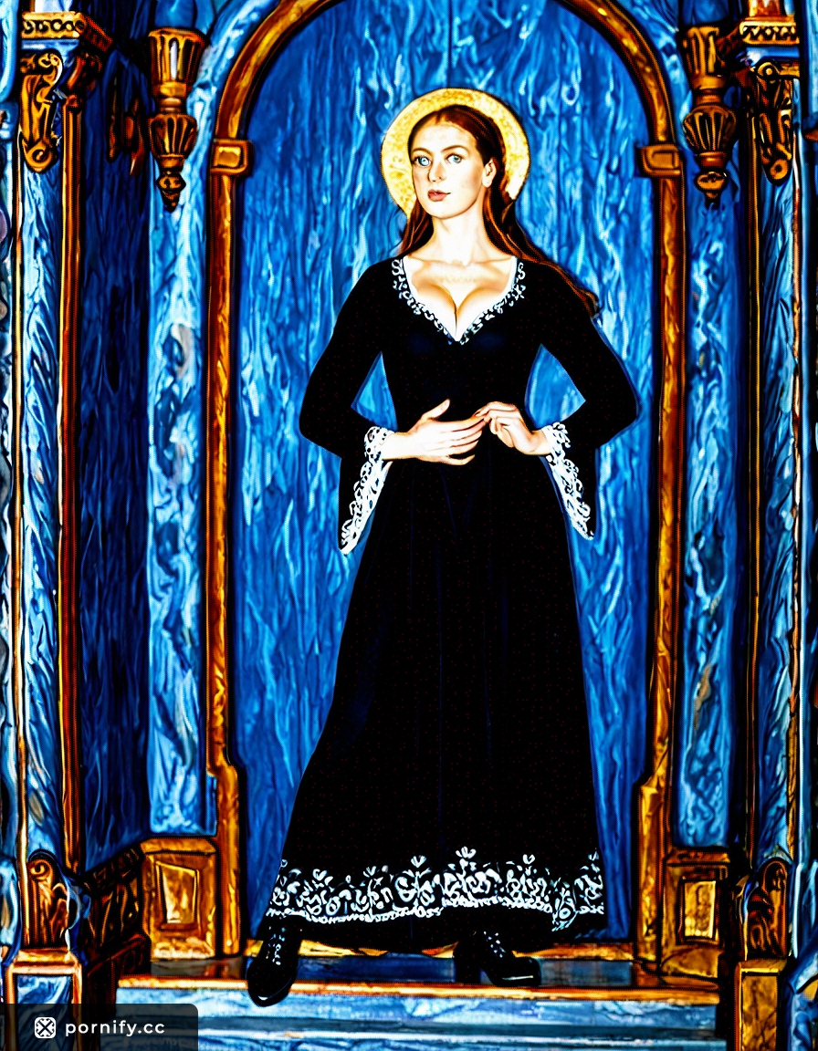 Goth Fair-Skin Beauty - Medieval Art Portrait 🖤🏰