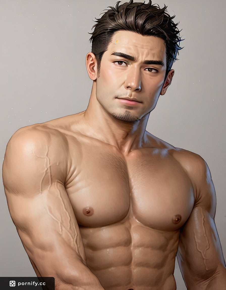 Slim Asian Male Nude - Anime Bedroom Scene 🛏️🎨
