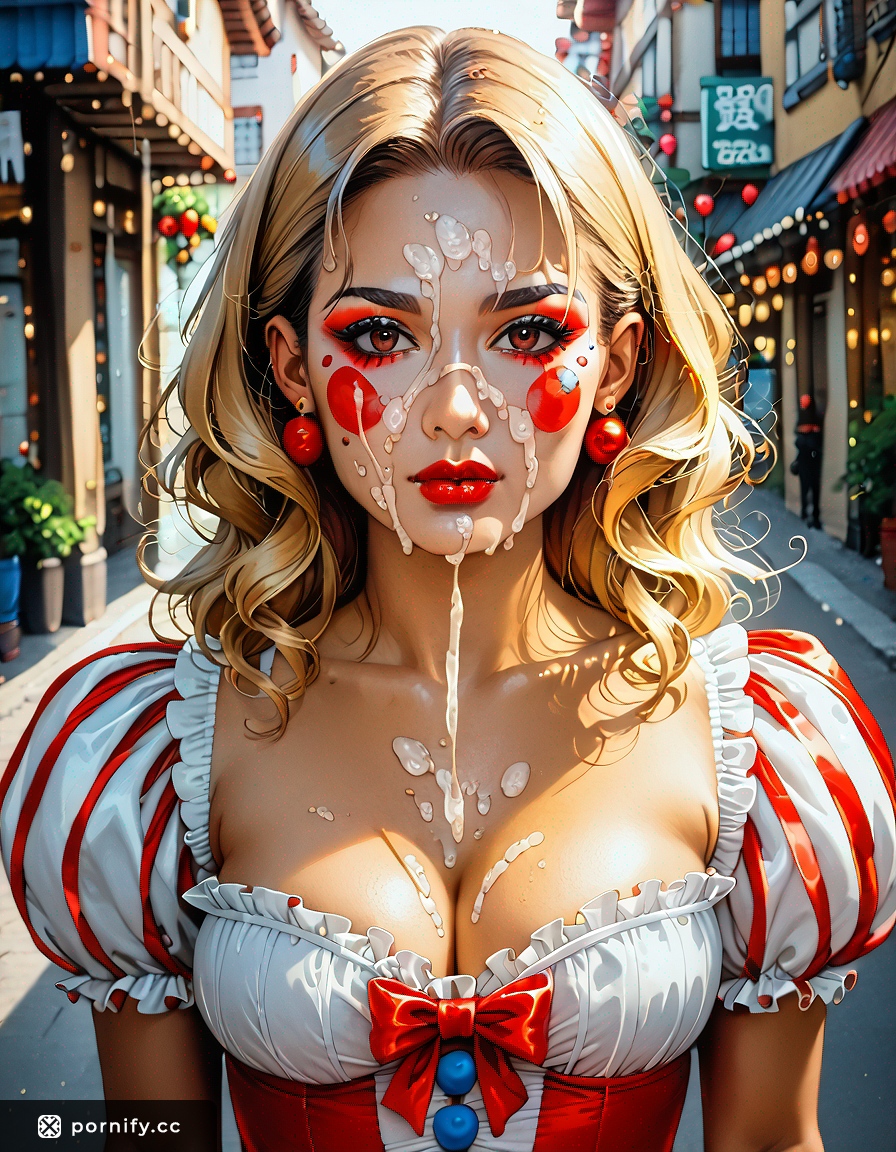 Anime Clown Cumshot - Blonde Hispanic Babe 🌟🤡💦