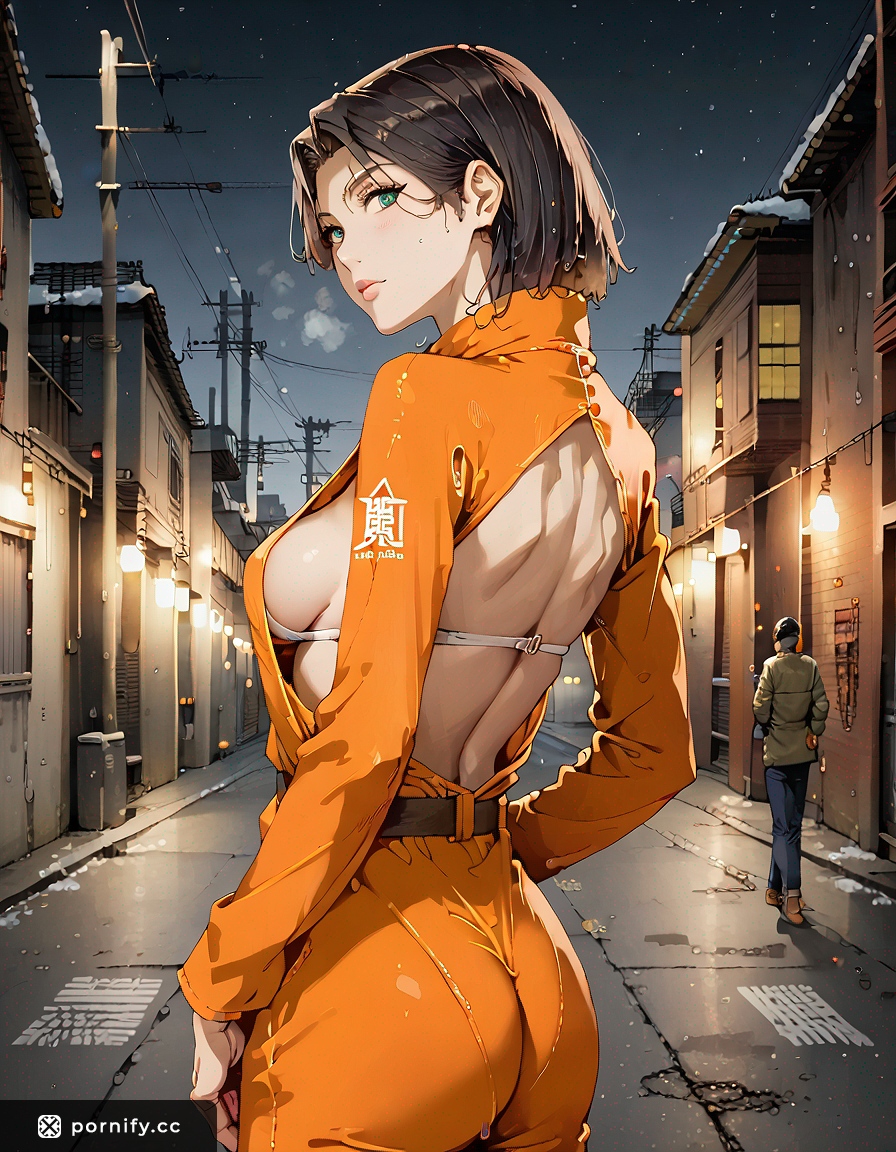 Tanned Asian Beauty - Back View Construction Chic 🚧👷‍♀️🔥