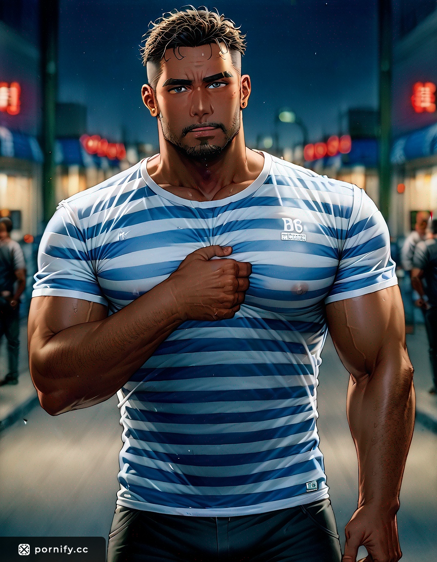 Rugby Shirt Dilf Huge Cock Anime 🌟🏉