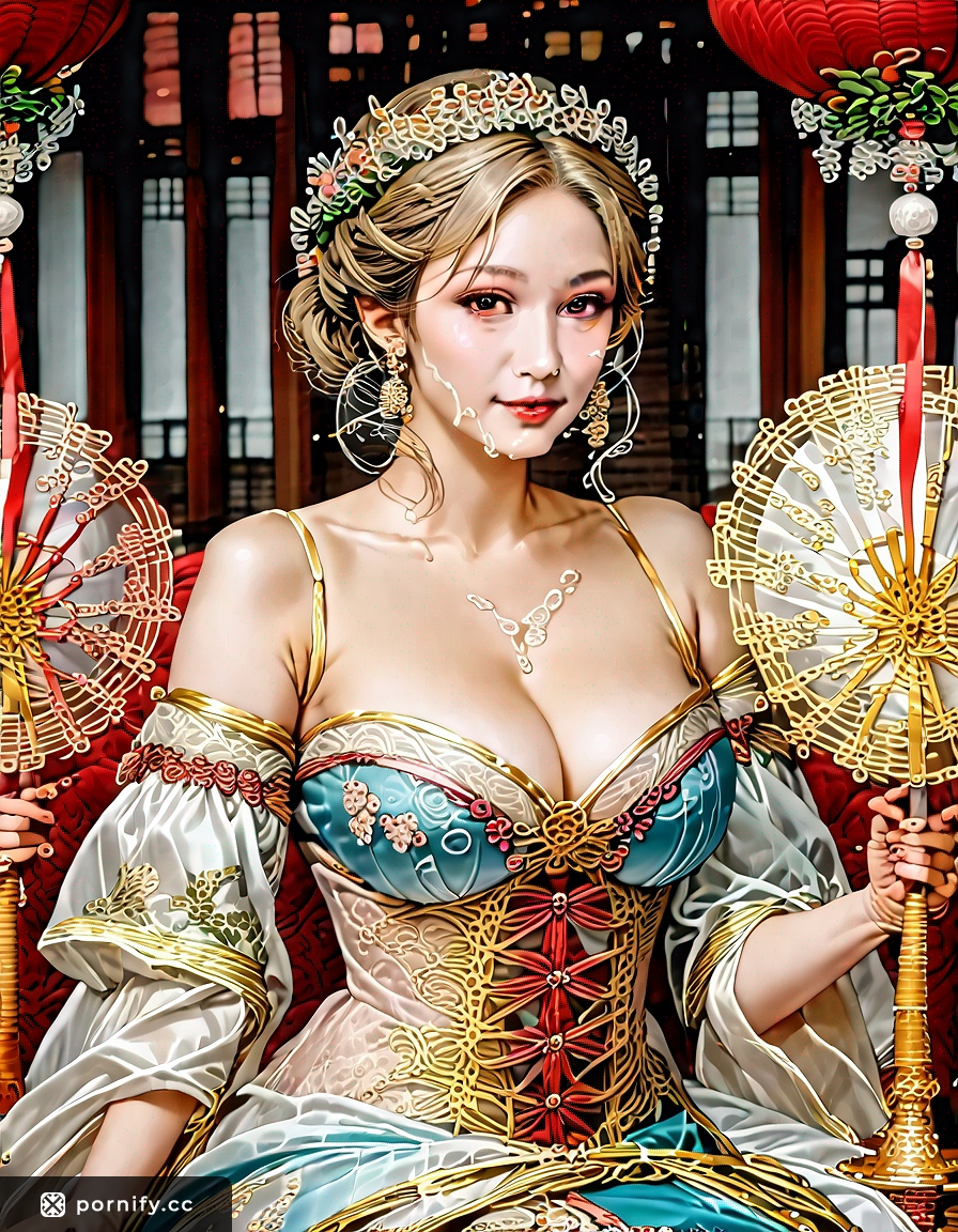 Asian MILF Cumshot Carnival - Anime AI Art 🎡💦