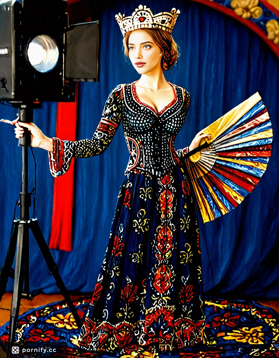 🎭 Carnival Bob Haircut Back View - Medieval Art Style