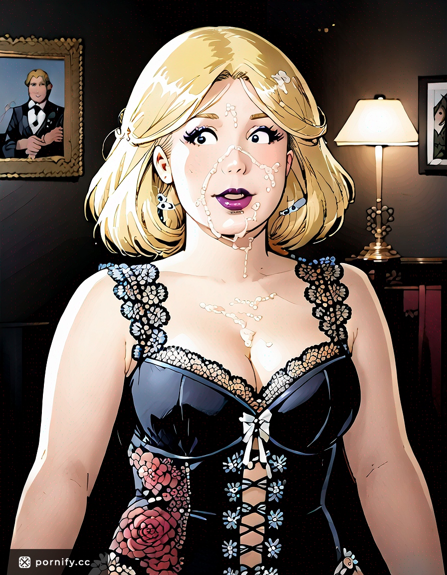 Blonde Babe Cumming in Corset 💦🔥