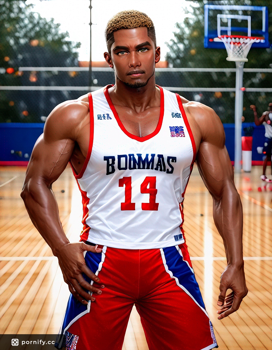 Basketball DILF Foot Fetish Pose 🏀😏
