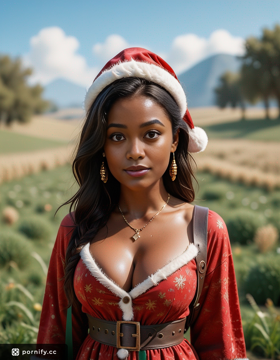 Ebony Santa Babe - Curvy 3D Model 🎅🏿🔥