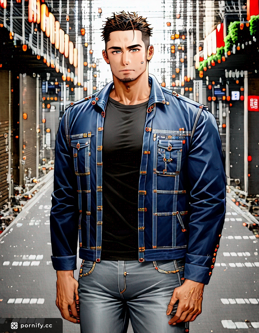 Tanned Slim Brunette in Denim - Outdoor Scene 🌞👖