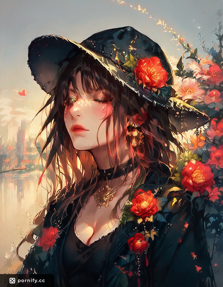 Hentai Brunette Construction Worker - Cityscape Painting 🏗️🎨
