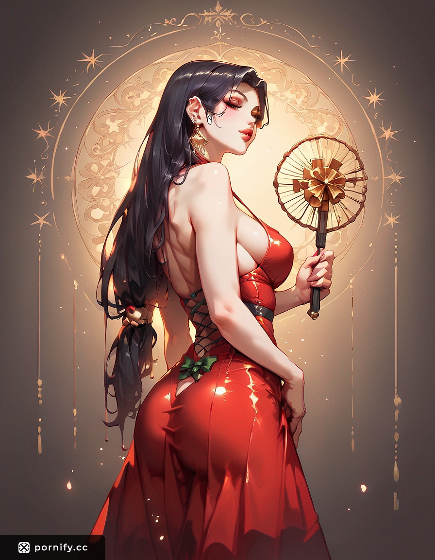 Festive Carnival Babe 🎡🎄 - Back View