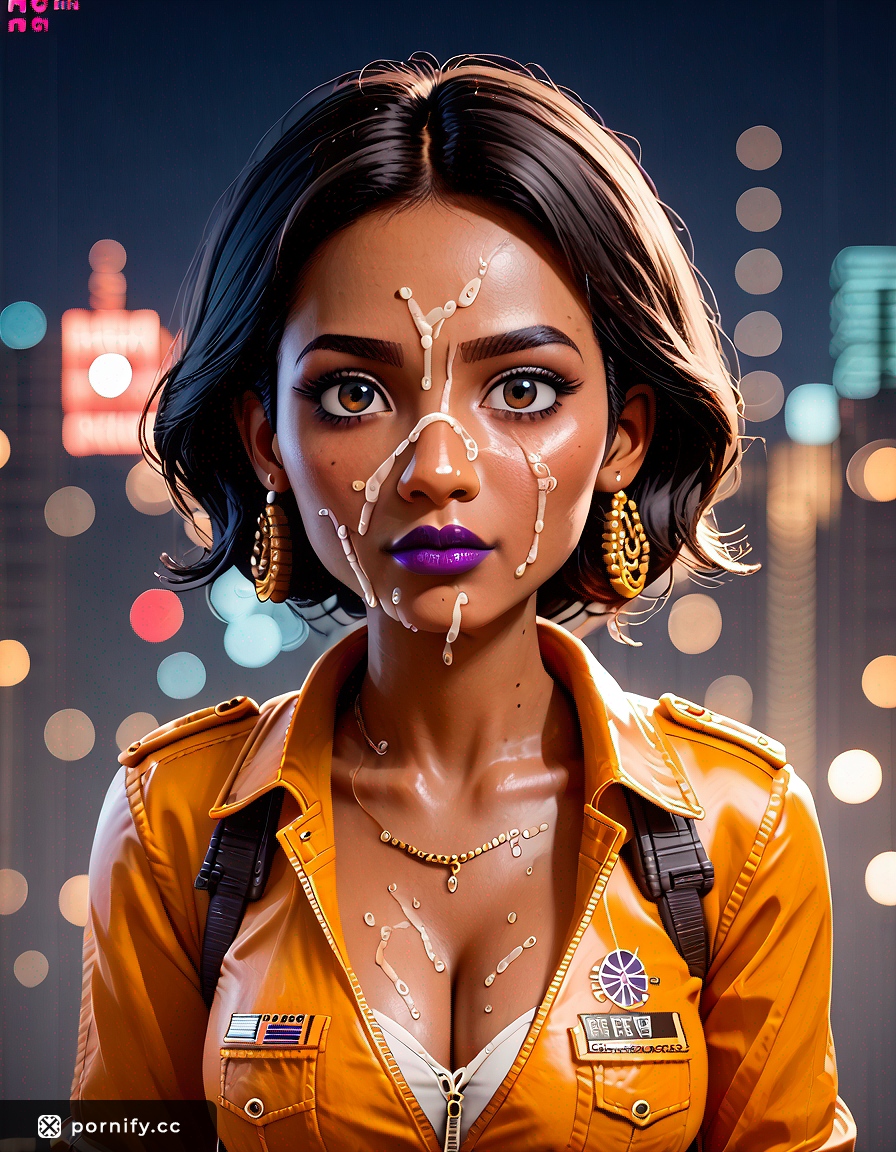 Ebony Anime Prisoner Cumshot - Cityscape 3D 🌆🔥